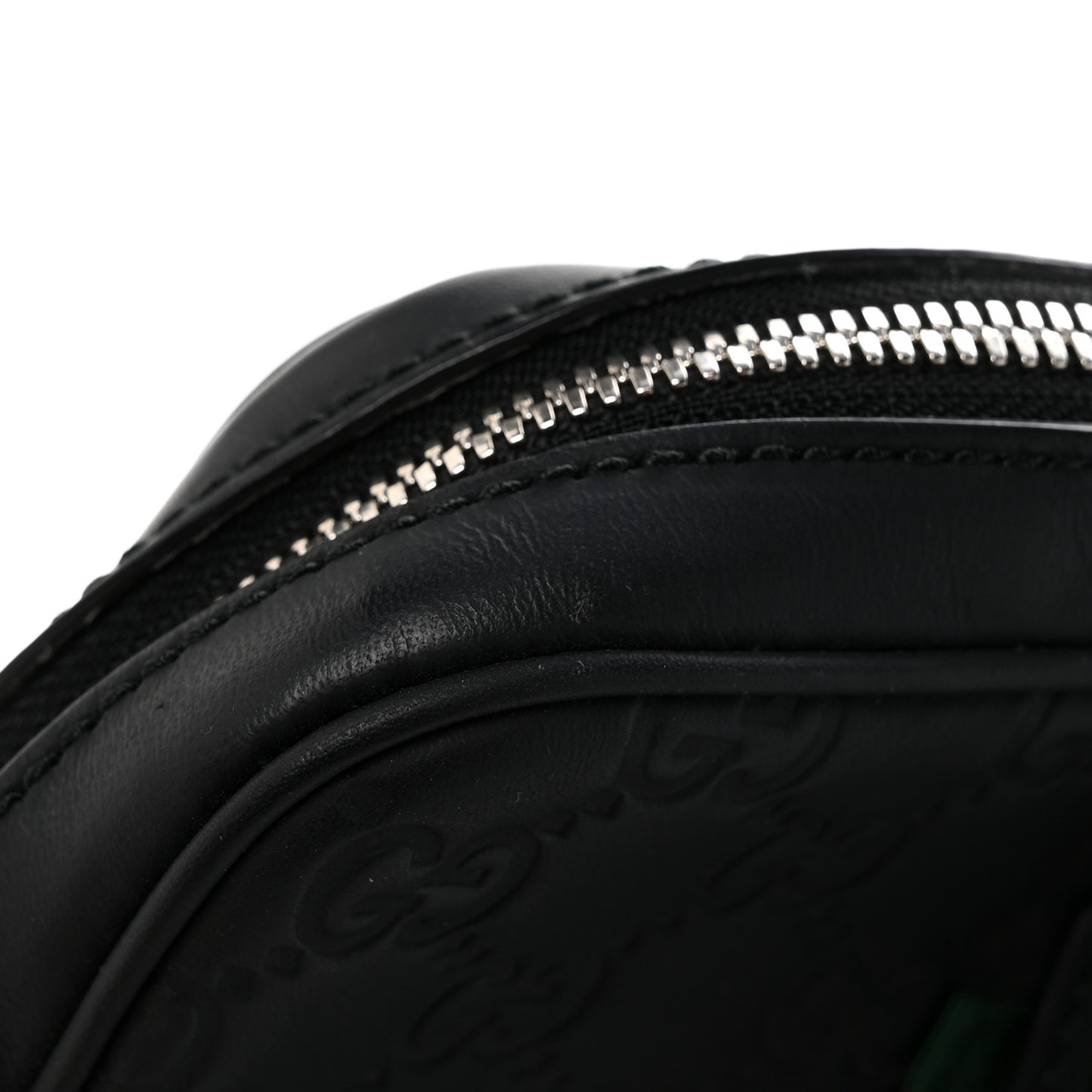 Rubber Guccissima Laptop Briefcase Black