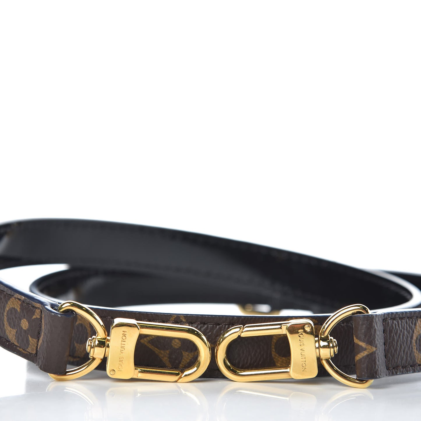 Patent Monogram Cherrywood Adjustable Strap Black