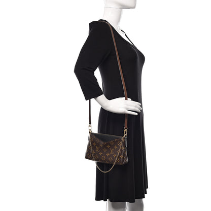 Louis Vuitton Monogram Pallas Clutch Black 2 of 9