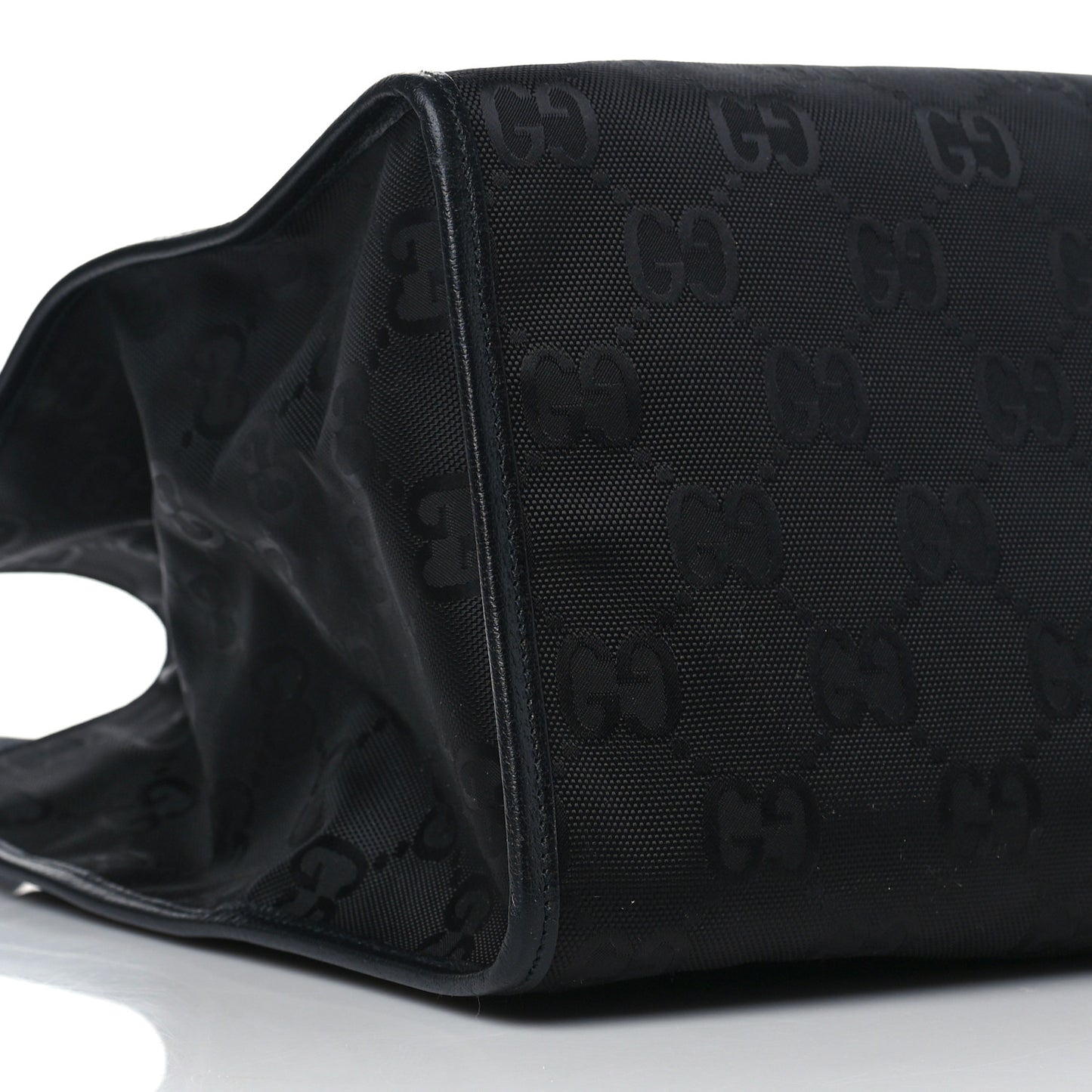 Econyl Nylon Monogram Large Off The Grid Tote Bag Black