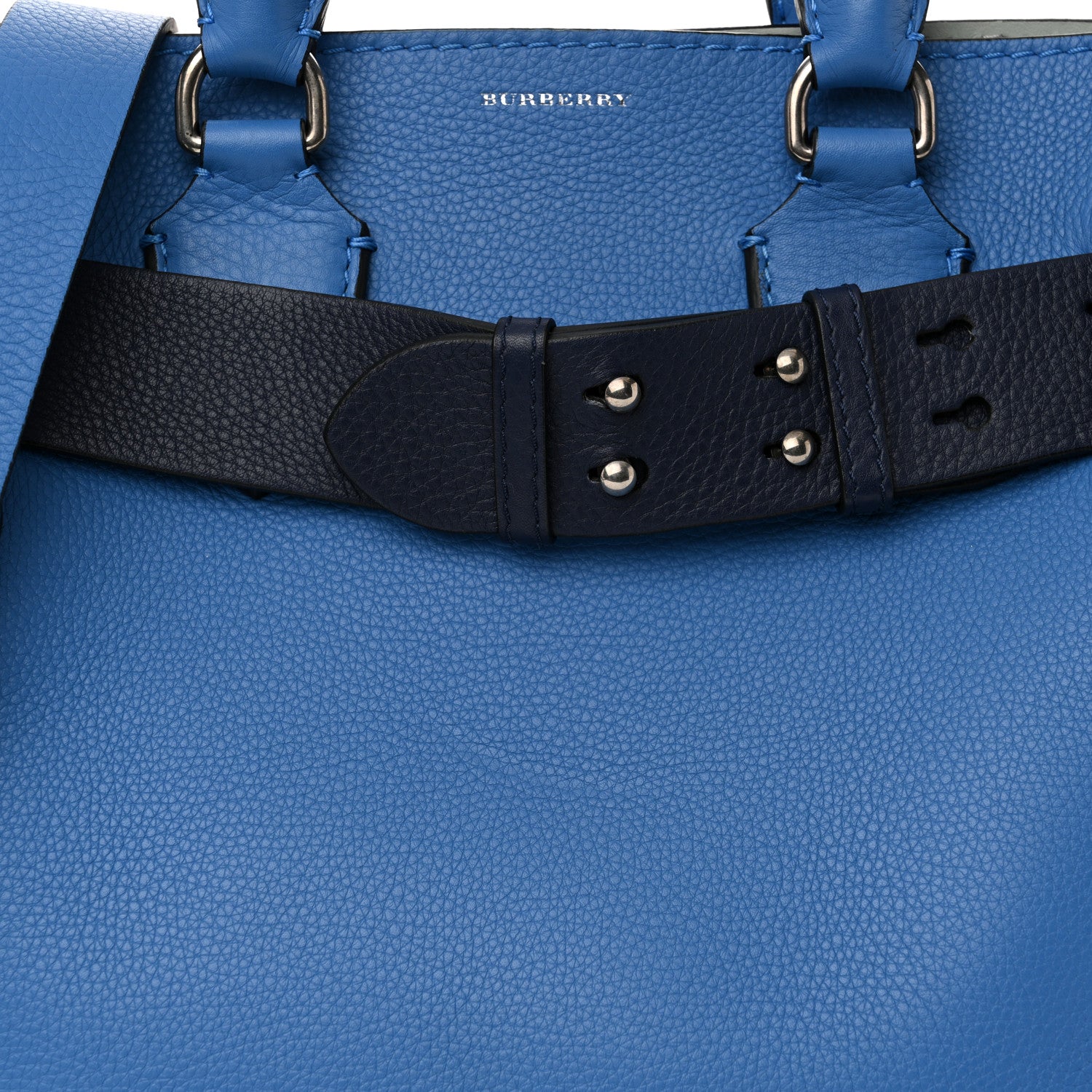 Burberry Soft Grain Calfskin Small Belt Bag Hydrangea Blue 8 of 13