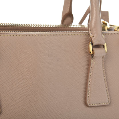 Prada Saffiano Medium Galleria Double Zip Tote Cammeo 8 of 12