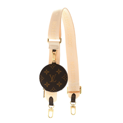 Louis Vuitton Nylon Monogram Strap with Coin Purse Cream 1 of 3