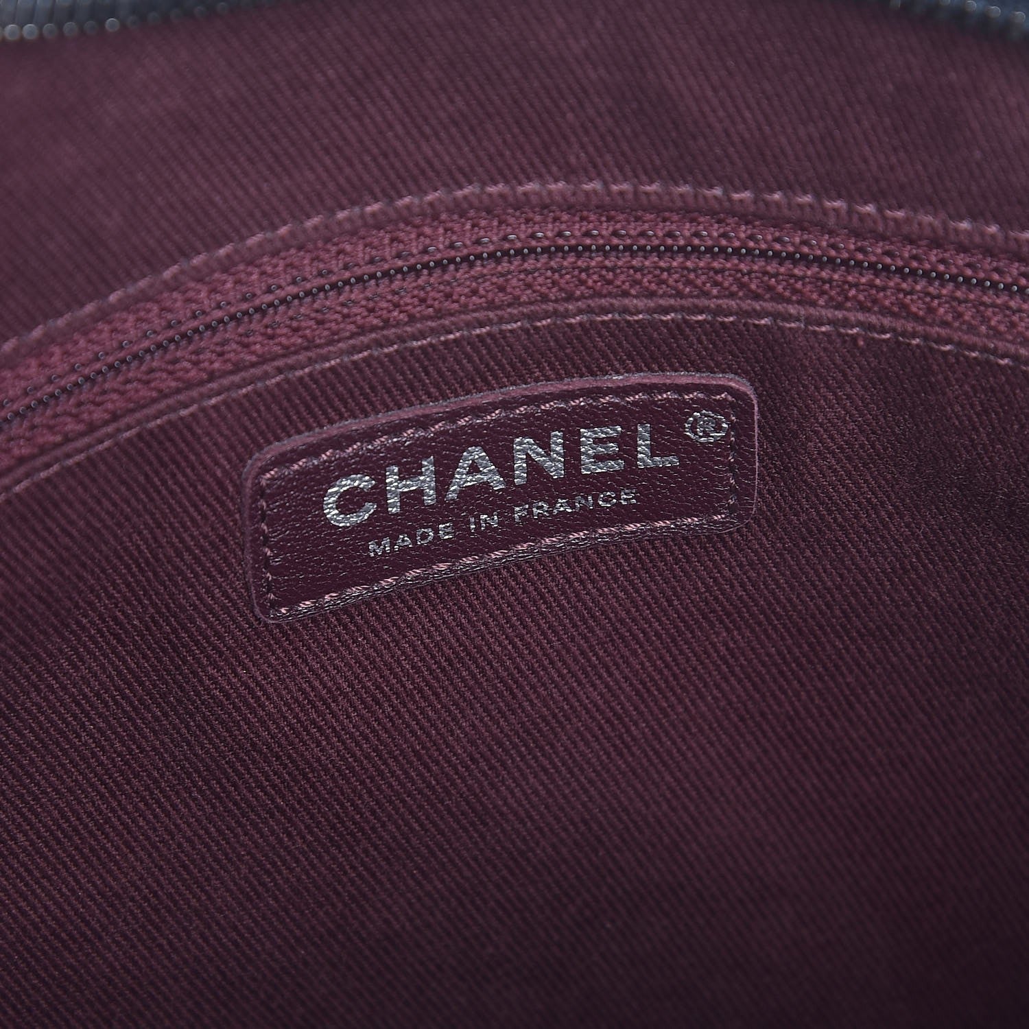 Chanel Sheepskin Quilted Jumbo Easy Flap Navy Blue 6 of 7