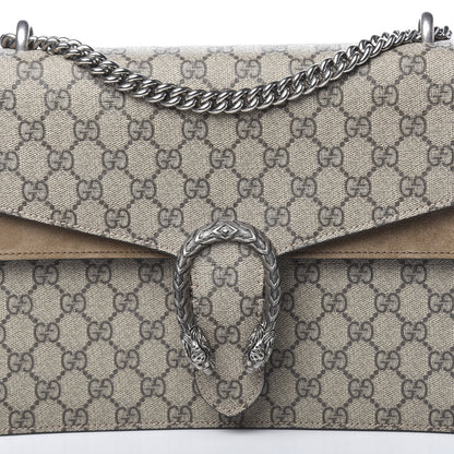 Gucci GG Supreme Monogram Medium Dionysus Shoulder Bag Taupe 9 of 11