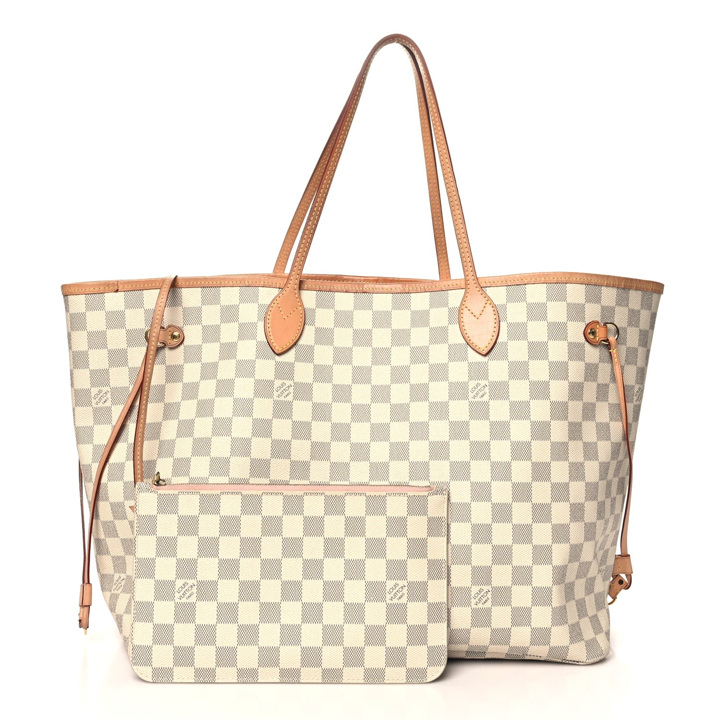 Damier Azur Neo Neverfull GM Rose Ballerine