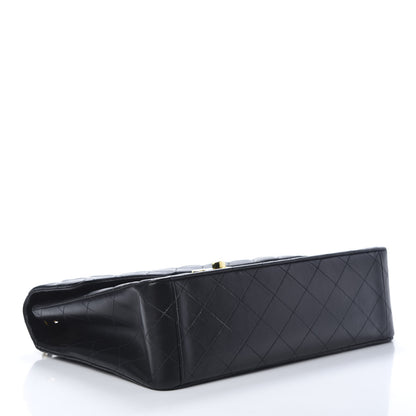 Chanel Lambskin Quilted XL Jumbo Single Flap Black 4 of 15