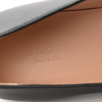 Gucci Calfskin Womens Horsebit Loafers 35.5 Black 7 of 10