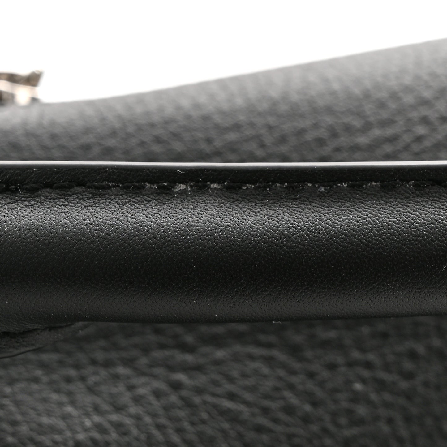 Calfskin Small Puzzle Bag Black