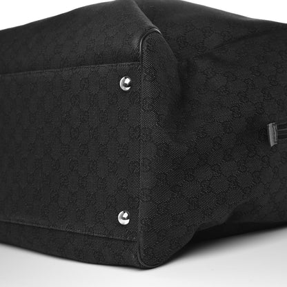 Gucci Denim Monogram Large Duffle Black 9 of 9