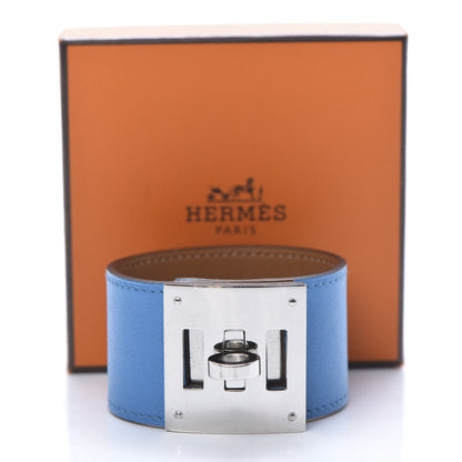 Hermes Swift Kelly Dog Bracelet T2 Bleu Zanzibar 6 of 6