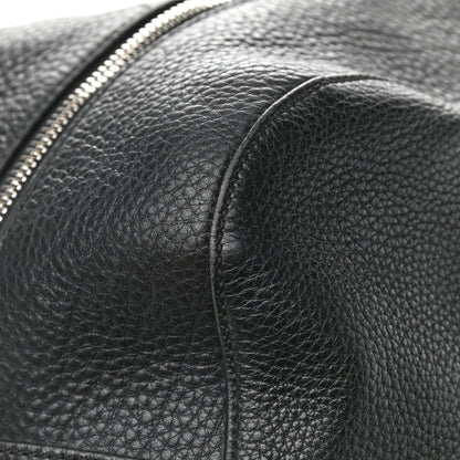Gucci Pebbled Calfskin Soho Carry On Duffle Black 7 of 16