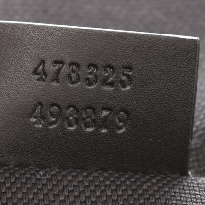 Gucci GG Supreme Monogram Web Belt Bag Black Grey 7 of 8