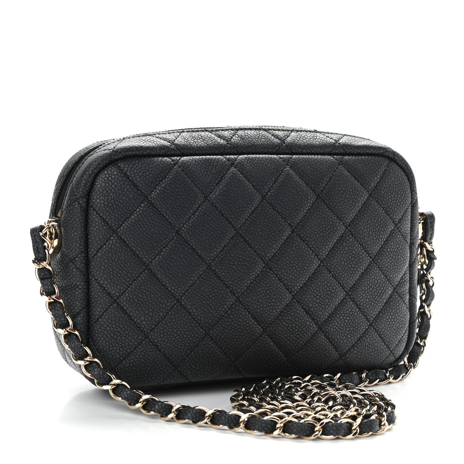 Chanel Caviar Quilted Coco Tassel Camera Case Black 2 of 9