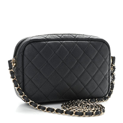 Chanel Caviar Quilted Coco Tassel Camera Case Black 2 of 9