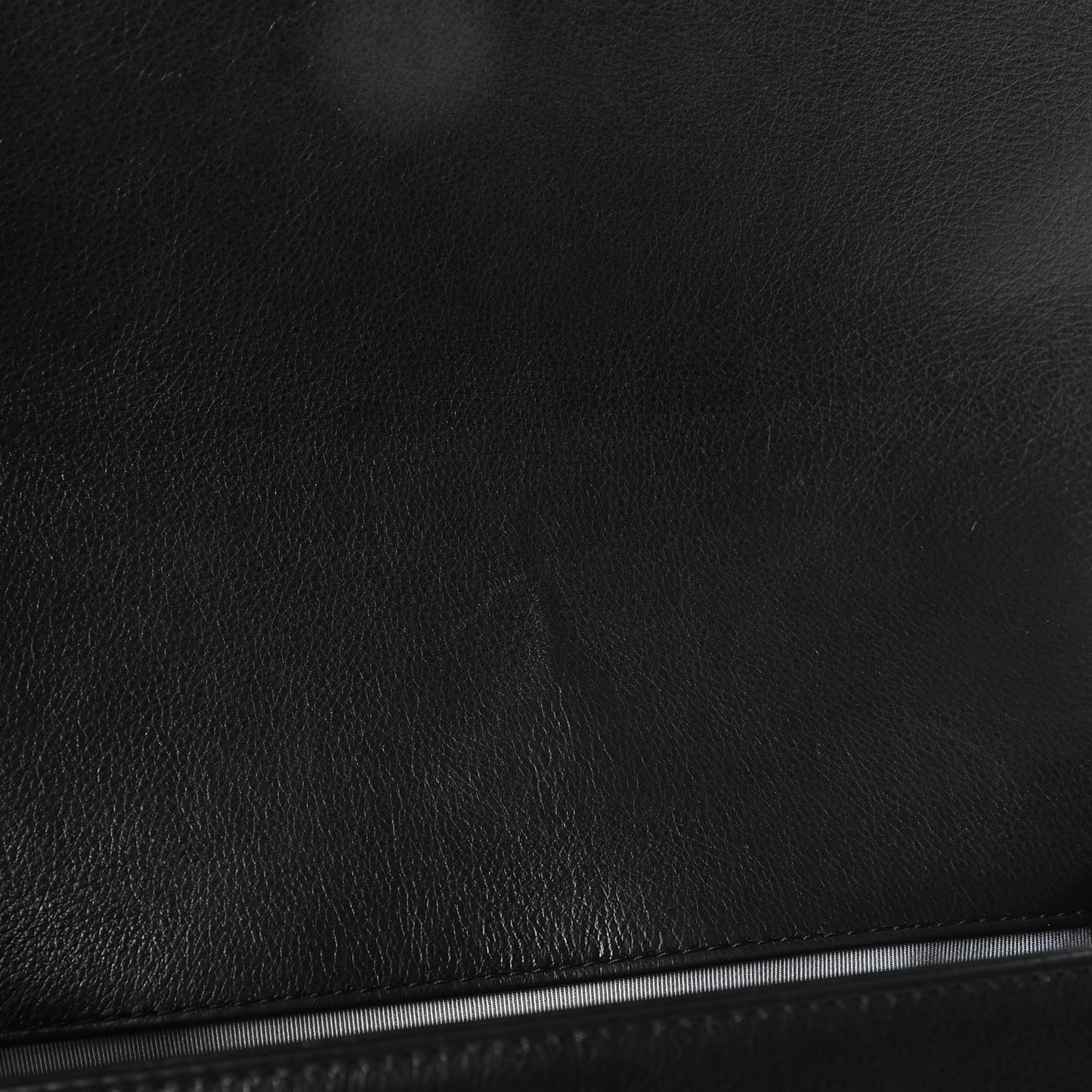 Calfskin Quilted Medium Boy Flap Black