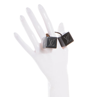 Louis Vuitton Resin LV Monogram Hair Cubes Brown 2 of 3