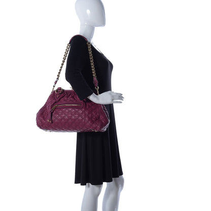 Marc Jacobs Lambskin Quilted Stam Violet 2 of 10