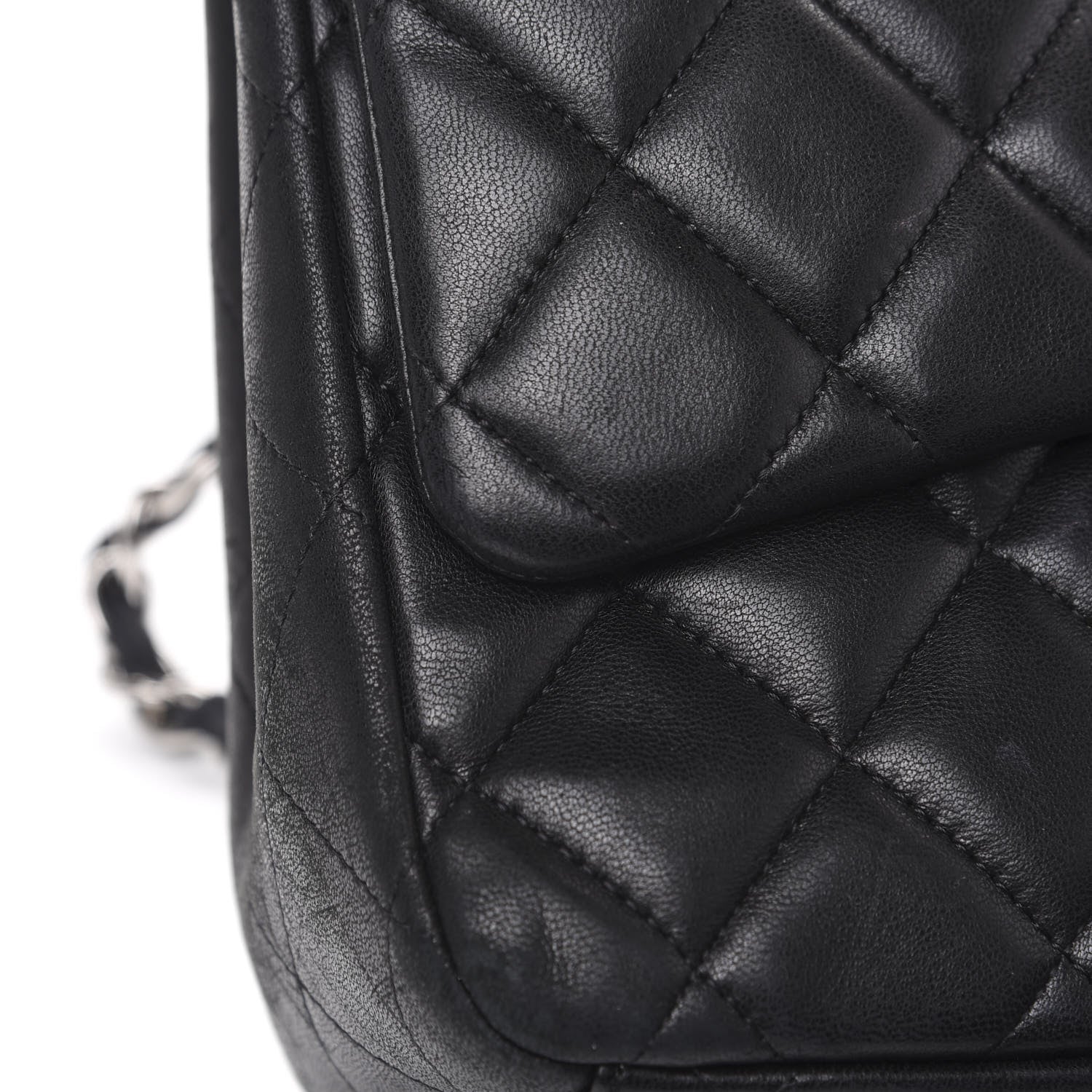 Chanel Lambskin Quilted Maxi Single Flap Black 11 of 20