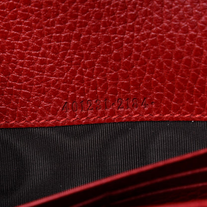 Gucci Calfskin Mini Dionysus Chain Wallet Hibiscus Red 7 of 10
