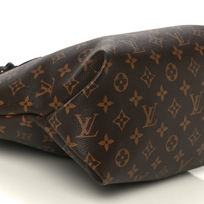 Louis Vuitton Monogram Flower Zipped Tote MM Black 8 of 9