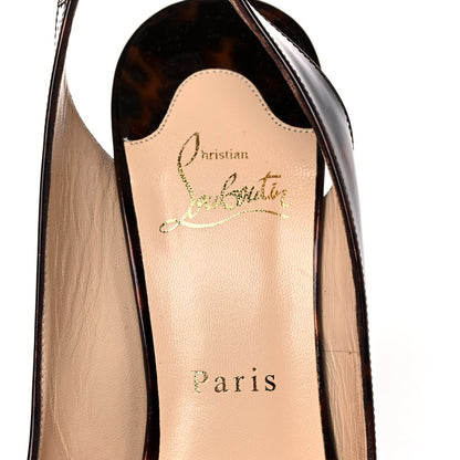 Christian Louboutin Patent New Marpoil 120 Platform Pumps 40 Tartaruga 7 of 14