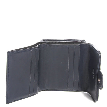Chanel Lambskin French Purse Wallet Navy 5 of 7