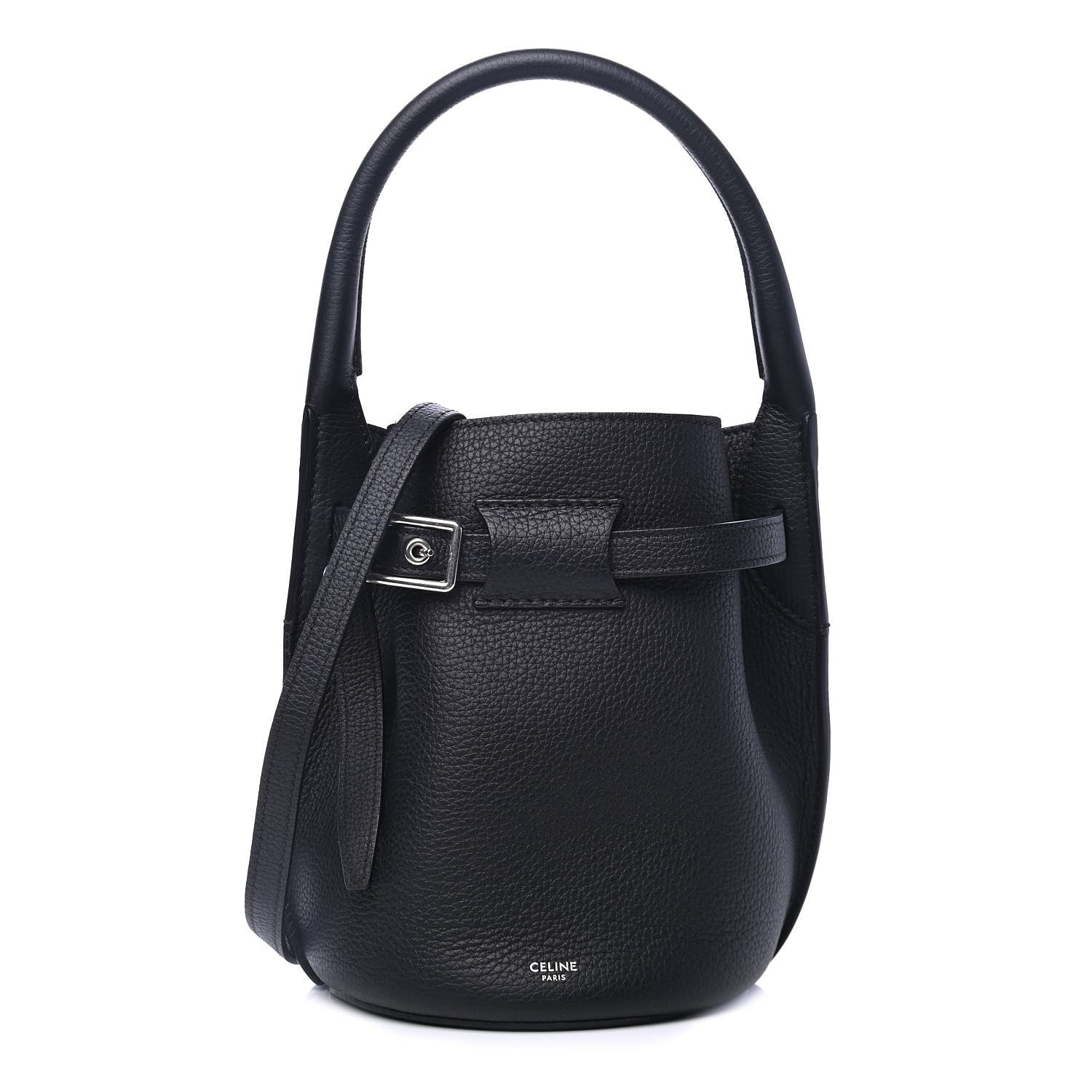 Celine Supple Grained Calfskin Nano Big Bag Bucket Black 1 of 4