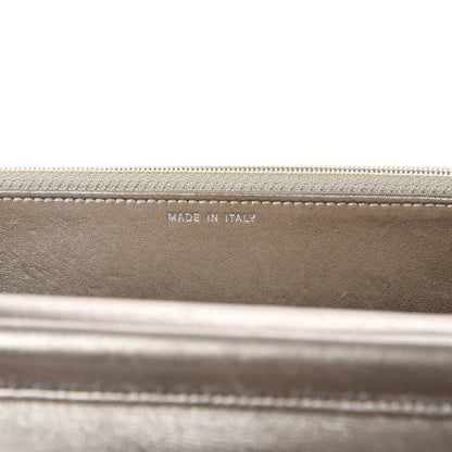 Chanel Metallic Calfskin Quilted Boy Wallet On Chain WOC Gold 7 of 18
