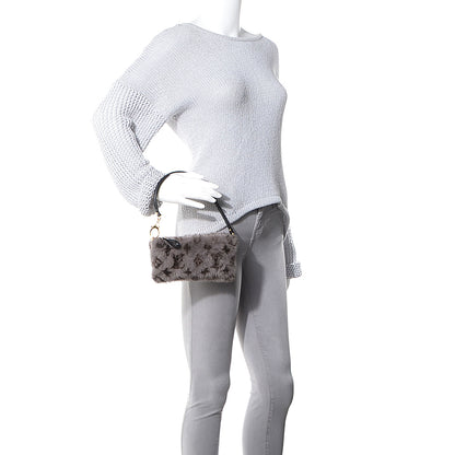 Louis Vuitton Monogram Mink Vison Milla MM Grey 2 of 7