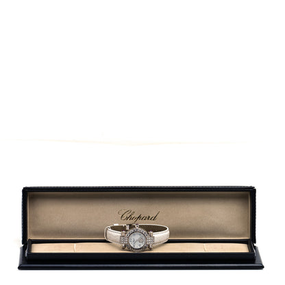 Chopard 18K White Gold Alligator Diamond Pave Bezel 26.5mm Imperiale Quartz Watch White 5 of 5