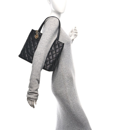 Chanel Caviar Quilted Medallion Tote Black 2 of 10