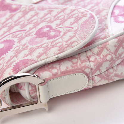 Christian Dior Monogram Floral Saddle Bag Pink 18 of 18