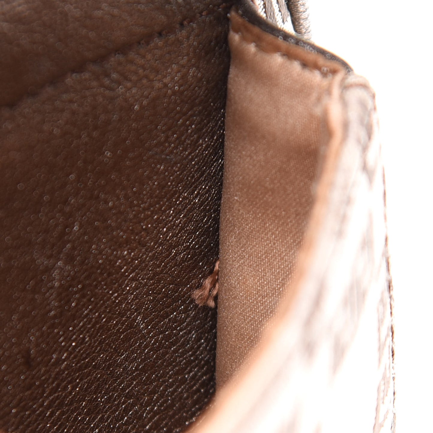 Metallic Calfskin Snap Out Of It Bag Bronze