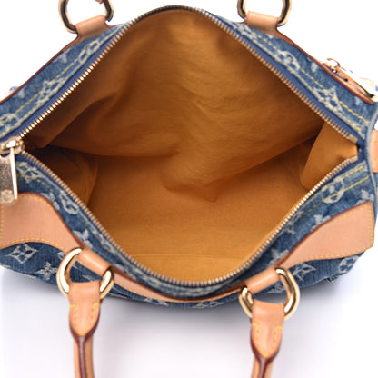 Louis Vuitton Monogram Denim Neo Speedy Blue 5 of 11