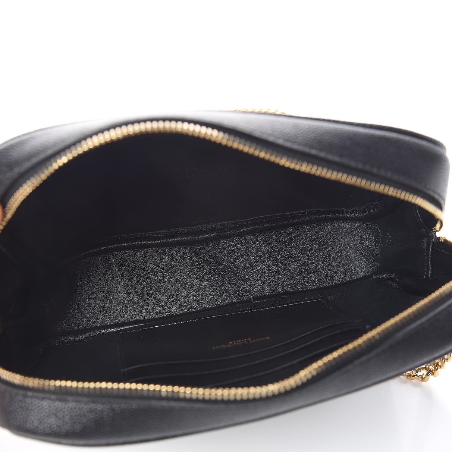 Saint Laurent Grain De Poudre Matelasse Monogram Mini Lou Camera Bag Black 5 of 10