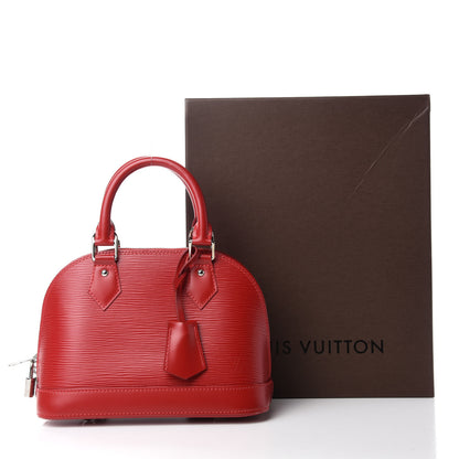 Louis Vuitton Epi Alma BB Carmine 10 of 10