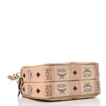 MCM Striped Visetos Mini Crossbody Bag Beige 4 of 14
