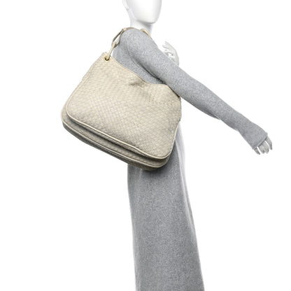 Bottega Veneta Nappa Intrecciato Duette Shoulder Bag Marmo 2 of 13