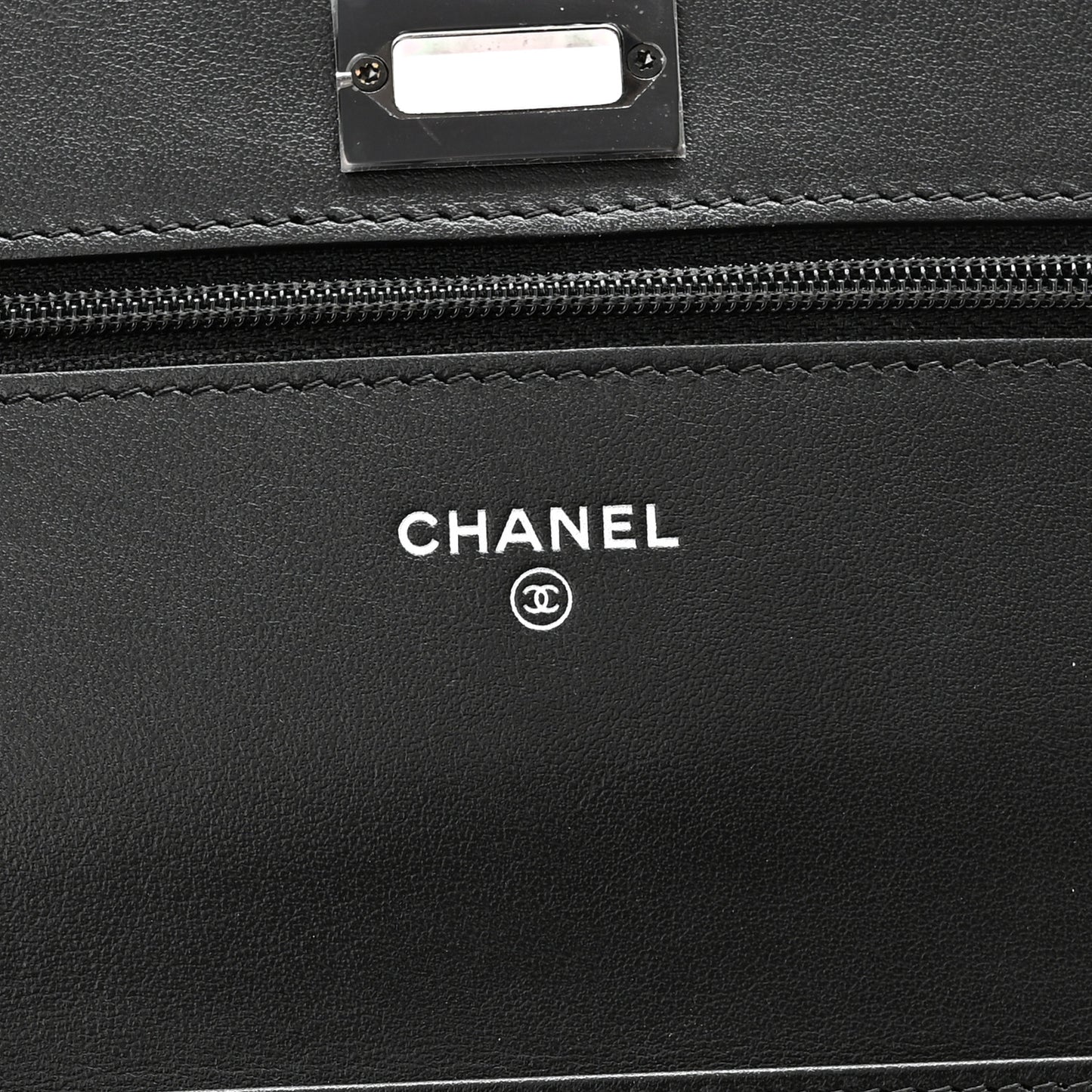 Aged Calfskin Quilted Reissue Wallet On Chain WOC So Black