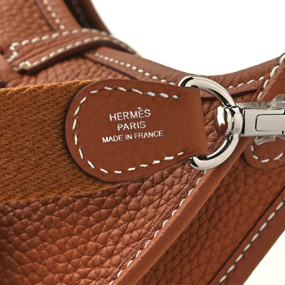 Hermes Taurillon Clemence Evelyne TPM Gold 6 of 9