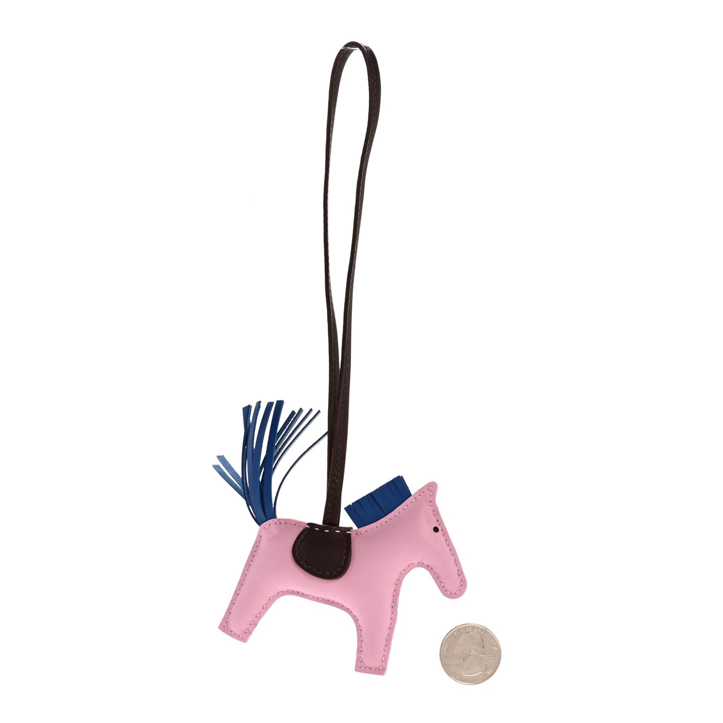 Milo Lambskin Grigri Rodeo Horse Bag Charm PM Mauve Sylvestre Bleu France Rouge Sellier