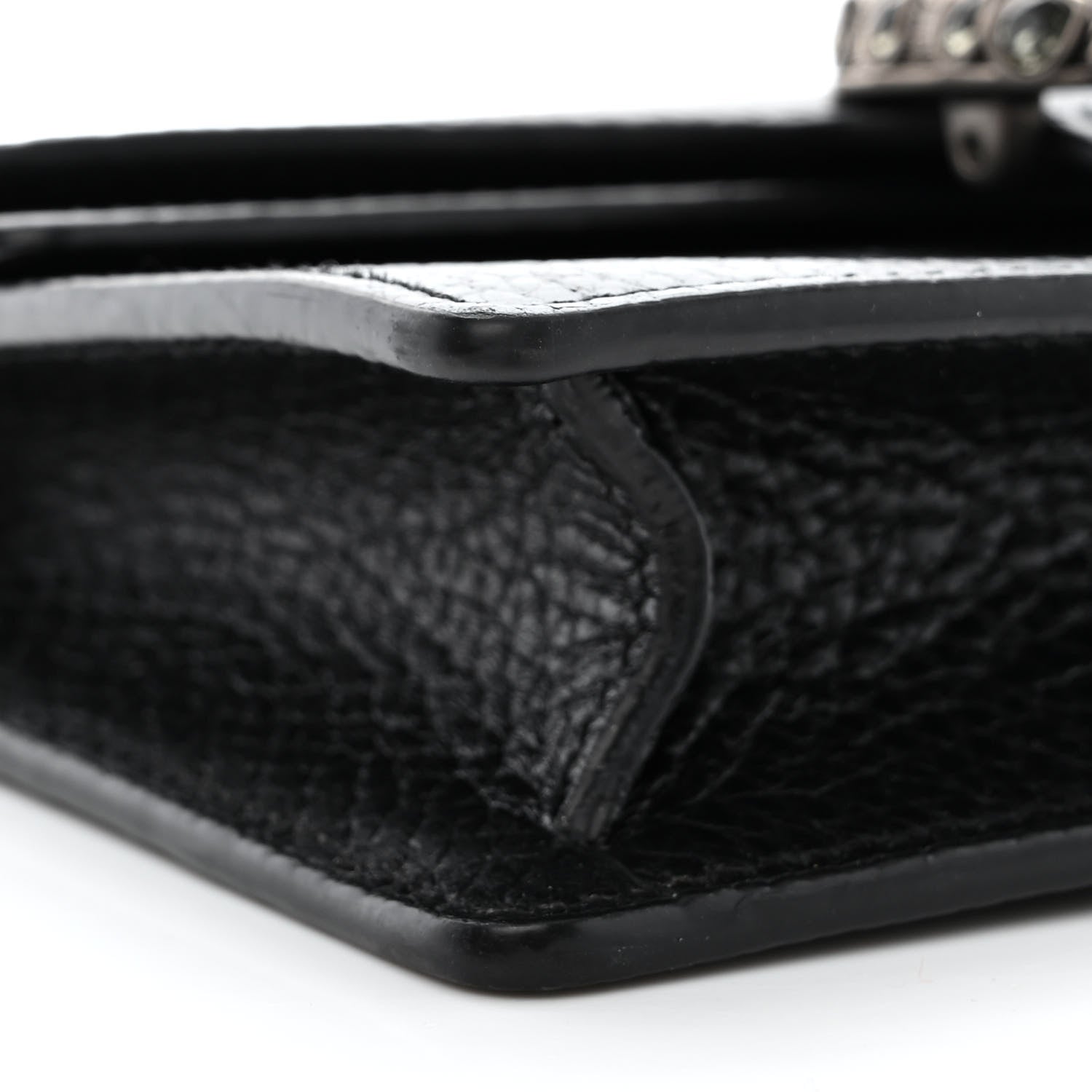 Gucci Calfskin Super Mini Dionysus Shoulder Bag Black 9 of 11
