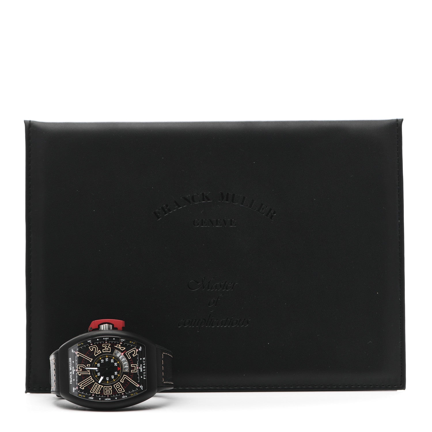 Franck Muller Titanium Calfskin 45mm Vanguard Fullback Automatic Watch Black V45SCDTLCK 5 of 5