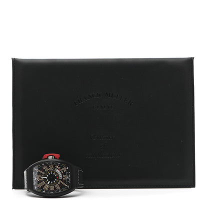 Franck Muller Titanium Calfskin 45mm Vanguard Fullback Automatic Watch Black V45SCDTLCK 5 of 5
