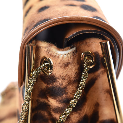 Chloe Calf Hair Leopard Print Medium Sally Flap Bag 14 of 14