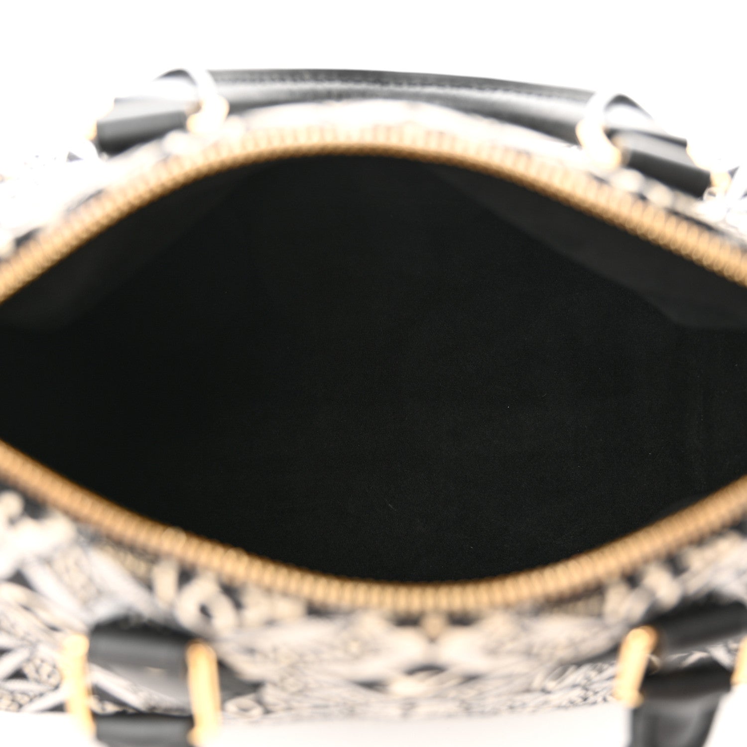 Louis Vuitton Jacquard Since 1854 Speedy Bandouliere 25 Grey 5 of 9