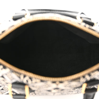 Louis Vuitton Jacquard Since 1854 Speedy Bandouliere 25 Grey 5 of 9