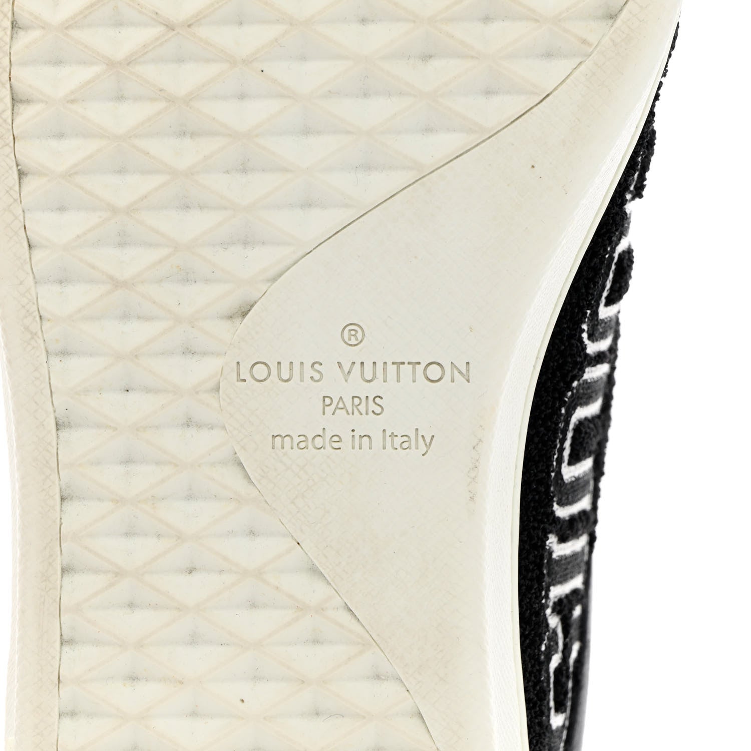 Louis Vuitton Calfskin Luxembourg Sneakers 8 Black Grey 8 of 16