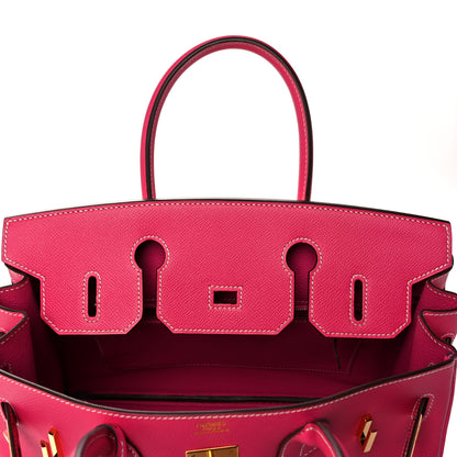 Hermes Epsom Birkin 30 Rose Tyrien 20 of 37